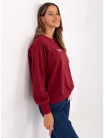 Bluza RV BL model 21320029 bordowy - FPrice Bluza RV BL model 21320029 bordowy - FPrice