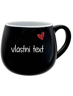 Vlastný text na retro plechovom hrnčeku