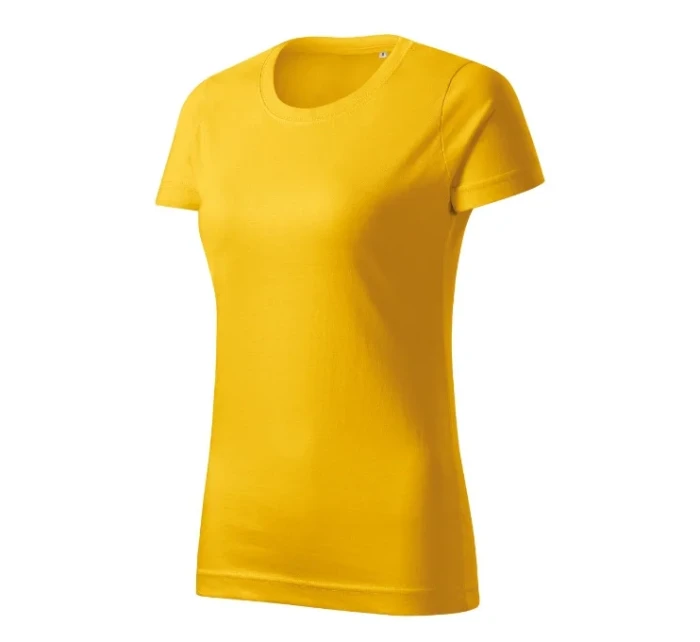 Základné voľné tričko žlté Základné voľné tričko žlté