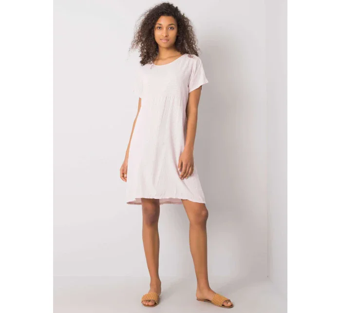 Dámske šaty DHJ SK 20277.29P svetlo ružové - FPrice Dámske šaty DHJ SK 20277.29P svetlo ružové - FPrice