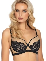 Dámska podprsenka Torfi push up black - ROZA