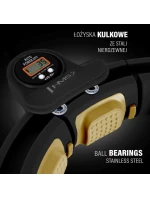 HHM13 NOVÝ HULA HOP ČIERNY/ZLATÝ S MAGNETMI A ZÁVAŽÍM + POČÍTADLO HMS HHM13 NOVÝ HULA HOP ČIERNY/ZLATÝ S MAGNETMI A ZÁVAŽÍM + POČÍTADLO HMS