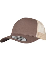 Flexfit 6506 5-panelová retro truckerová čiapka 55.6506 hnedá/khaki Flexfit 6506 5-panelová retro truckerová čiapka 55.6506 hnedá/khaki