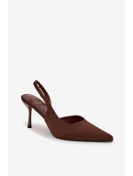 Lodičky s odhalenými čokoládové model 21715413 - Boto Lodičky s odhalenými čokoládové model 21715413 - Boto