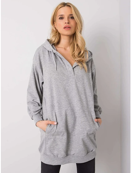 Mikina EM BL ES 21 model 15332178 šedá - FPrice Mikina EM BL ES 21 model 15332178 šedá - FPrice