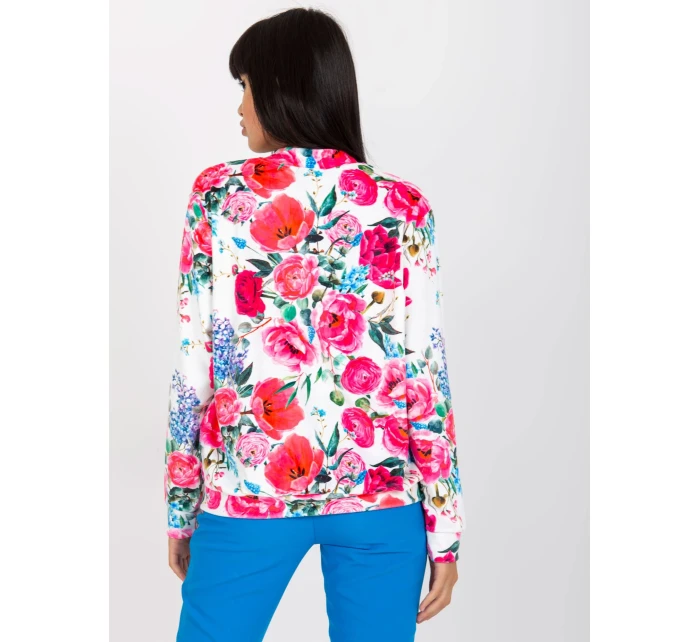 Mikina RV BL 8116.86P biela a ružová