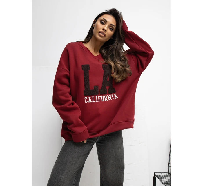 Bluza RV BL model 21777676 bordowy - FPrice