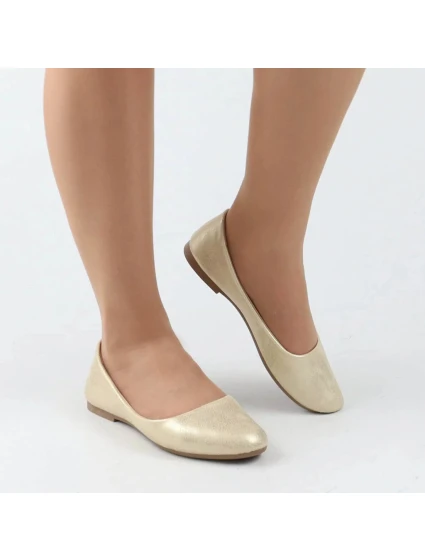 Dámske baleríny 9BL02-1029 Gold - eVento