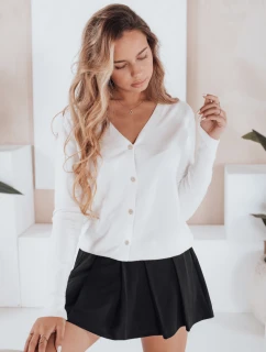 Dámsky sveter CHICGLOW white FashionStreet MY2497