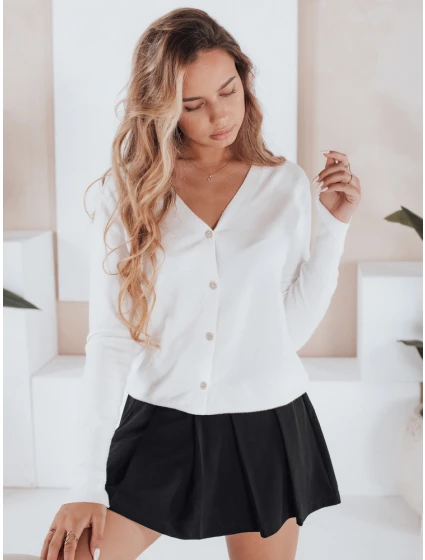 Dámsky sveter CHICGLOW white FashionStreet MY2497 Dámsky sveter CHICGLOW white FashionStreet MY2497