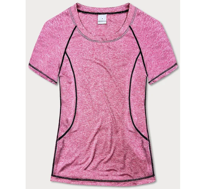 Ružové dámske športové tričko T-shirt (A-2158)