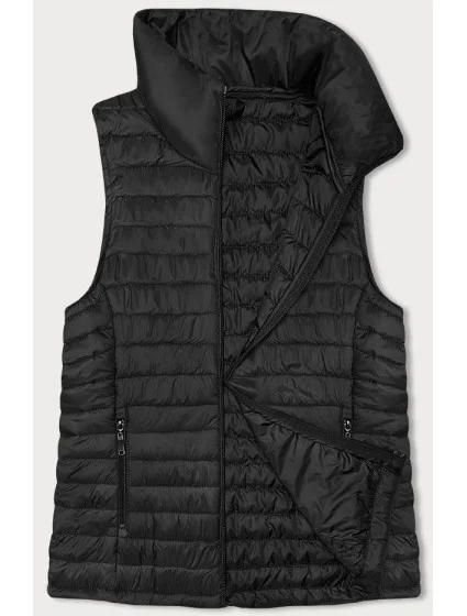 Dámska tenká vesta so stojačikom čierna (16M9072-392)