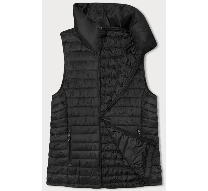 Dámska tenká vesta so stojačikom čierna (16M9072-392)