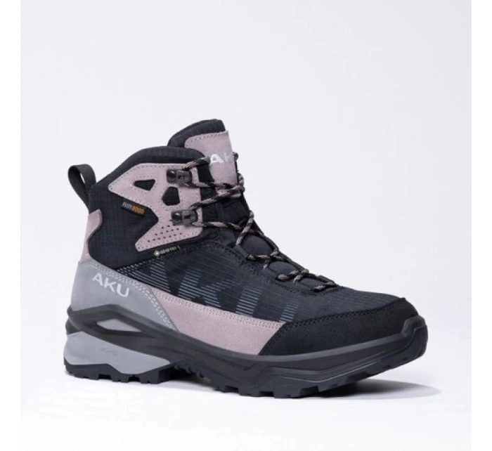 Aku dámska trekingová športová obuv Adapta Gore-tex kožená čierno-ružová dámska