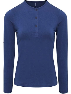 PR 318 Dámské tričko s dl. rukávy indigo model 22483012 - Premier
