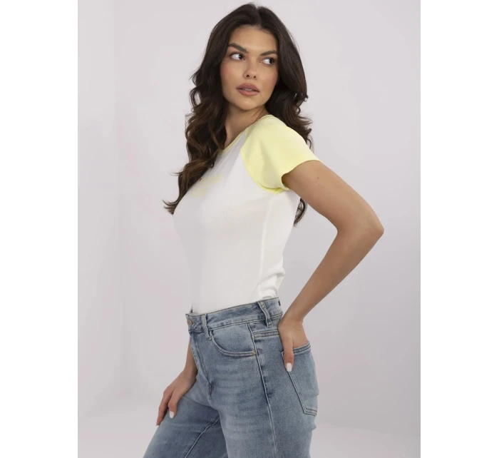 Tričko NM TS V7939.50 biele žlté