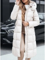 Dámská zimní prošívaná bunda s kapucí bílá Dstreet model 21994779 - FashionStreet