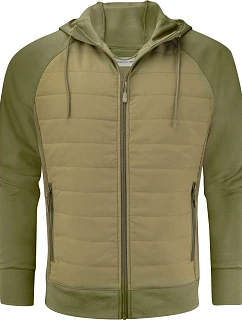 Jacket Men Pánská hybridní bunda "TwoTone" moss green model 22456158 - James Harvest