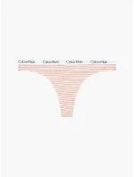 Tangá D1617E - WAN - béžová s prúžkom - Calvin Klein Tangá D1617E - WAN - béžová s prúžkom - Calvin Klein