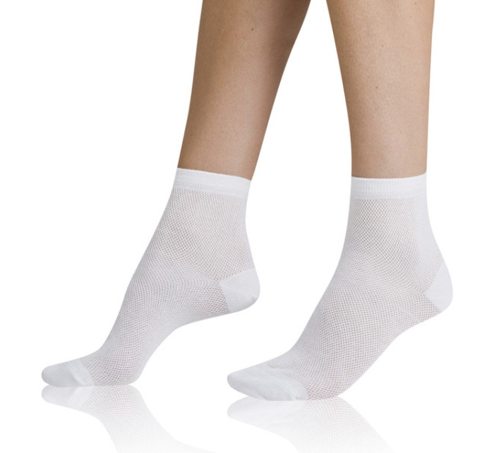 Dámske členkové ponožky AIRY ANKLE SOCKS - BELLINDA - biela