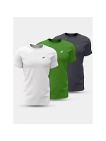 Pánske tričko (SET 3 tričiek) 4F 4FWSS26TTSHM4216-90S