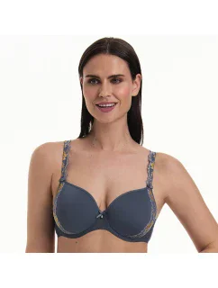 Podprsenka Colette s kosticami a medzikusmi 5251 sky grey - RosaFaia