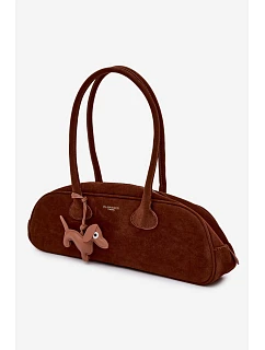 Kožená kabelka s přívěskem Camel model 22111644 - Flora&Co