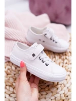Dětské Kožené Tenisky BIG STAR model 21518288 Bílé - Big Star Shoes