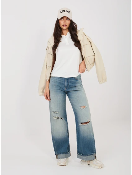 Tričko D17029M02856A biele Tričko D17029M02856A biele