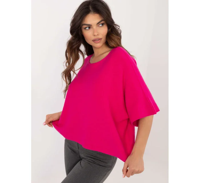 Sveter IT SW 0811.88P fuchsiový