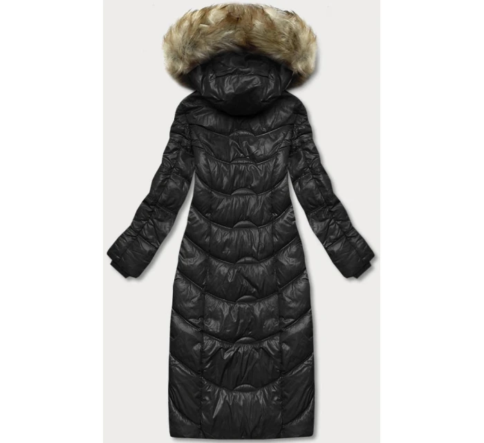 Dámska ľahká čierna dlhá bunda (H-203) Dámska ľahká čierna dlhá bunda (H-203)