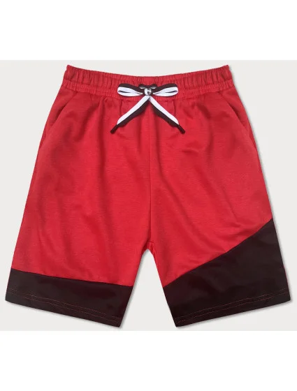Červené pánské kraťasy model 18433276 - J.STYLE