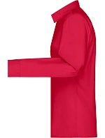 JN 677 Popelínová halenka s dlouhým rukávem model 22436615 red - Daiber JN 677 Popelínová halenka s dlouhým rukávem model 22436615 red - Daiber