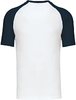 K 330 Baseballové tričko model 22507279 white/navy - Kariban K 330 Baseballové tričko model 22507279 white/navy - Kariban
