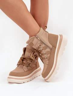 Dámské Botky Trapery Na Platformě Camel model 21705281 - Boto