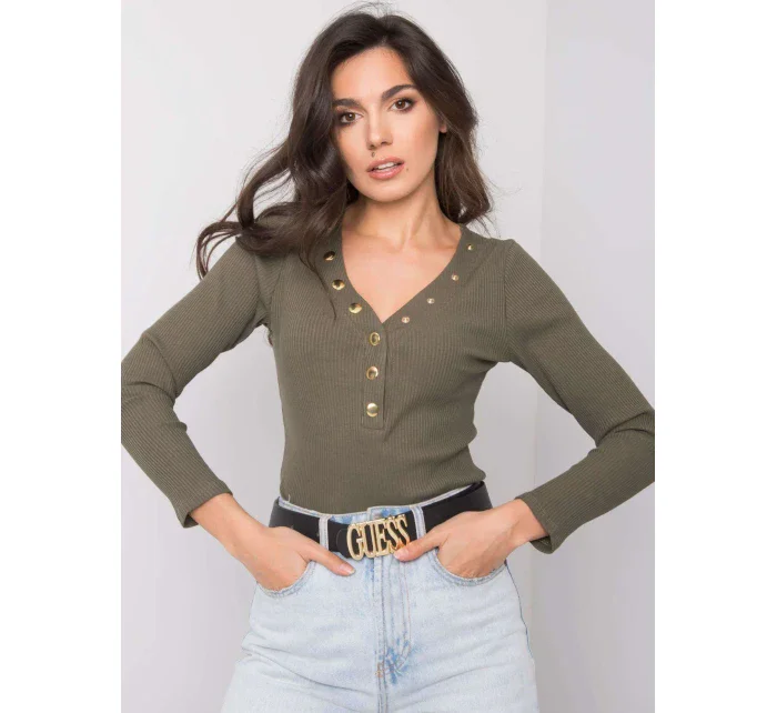 Blúzka TW BZ OB006.59 khaki