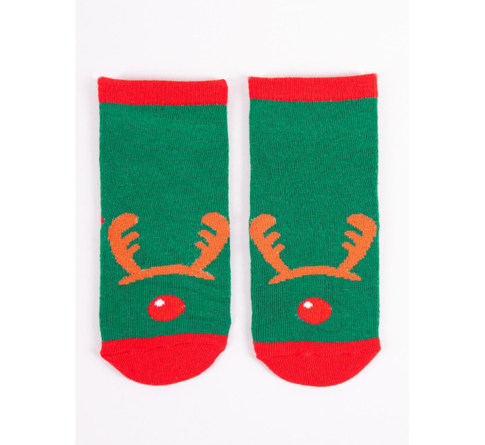 Yoclub Detské vianočné ponožky 3Pack SKA-X013B-AA00 Multicolour