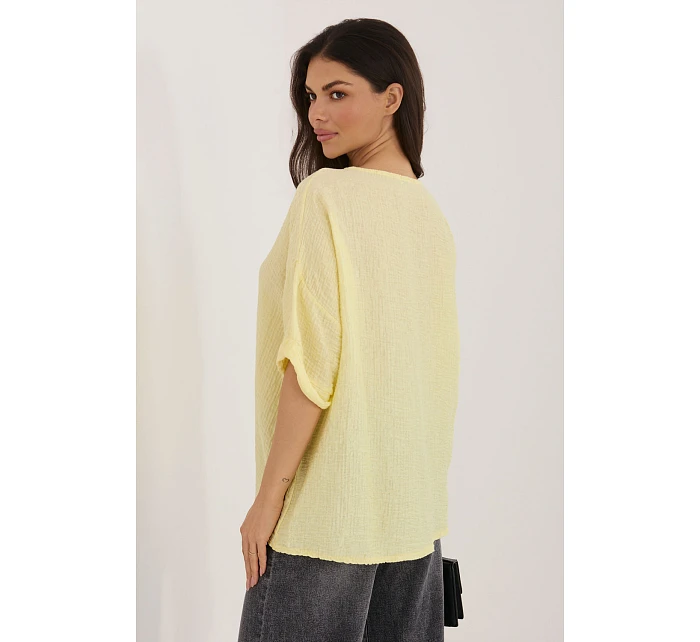 Košeľa s krátkym rukávom model 226472 Taliansko Moda