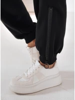 Dámske čierne tepláky FashionStreet AY1159