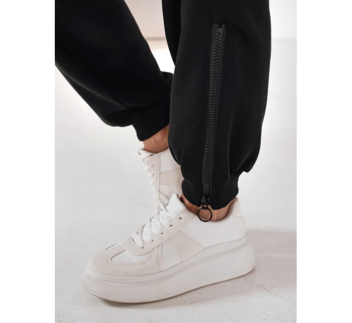 Dámske čierne tepláky FashionStreet AY1159