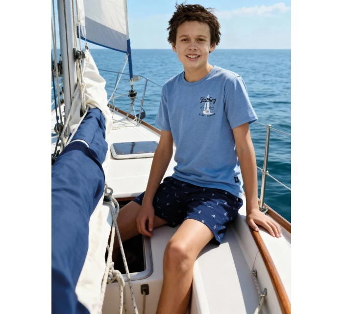 Pyžamo Young Boy model 21924793 Pacific kr/r 134164 - Cornette Pyžamo Young Boy model 21924793 Pacific kr/r 134164 - Cornette