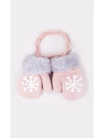 Rukavice RED 0011G Kožušina so šnúrkou