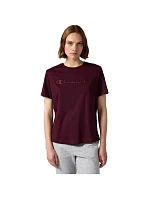 Champion dámske tričko SS Tee burgundy 118382 RS522