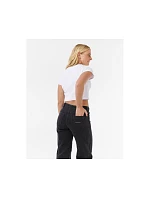 Nohavice RIP CURL AGGIE RELAXED JEANS, čierne
