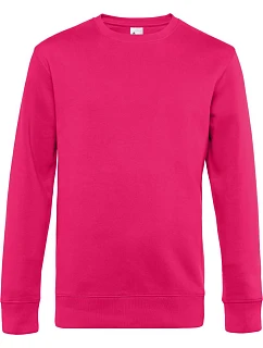 B&C KING Crew Neck_° Pánska mikina 01.U01K magenta ružová