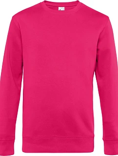 B&C KING Crew Neck_° Pánska mikina 01.U01K magenta ružová