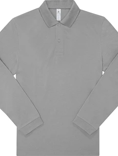 B&C My Polo 210 LSL Piqué polo s dlouhým rukávem z těžké bavlny model 22410157 sport grey