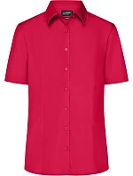 JN Popelínová business halenka s krátkým rukávem 02.0 red model 22487599 - Daiber JN Popelínová business halenka s krátkým rukávem 02.0 red model 22487599 - Daiber