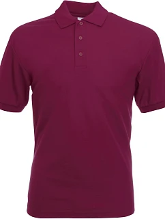 Fruit of the Loom 65/35 Pique Polo Piqué polo 16.3402 bordová