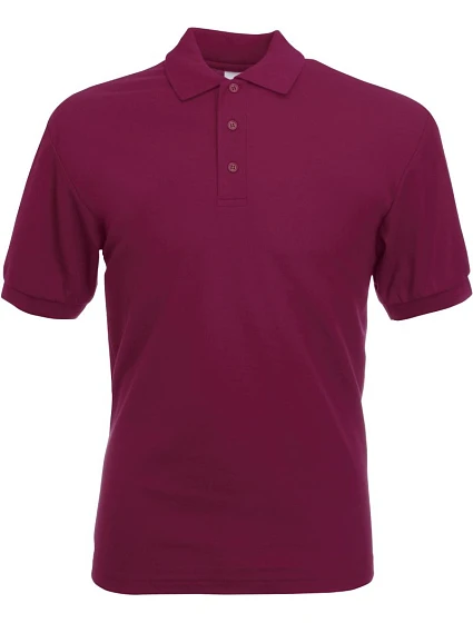 Fruit of the Loom 65/35 Pique Polo Piqué polo 16.3402 bordová
